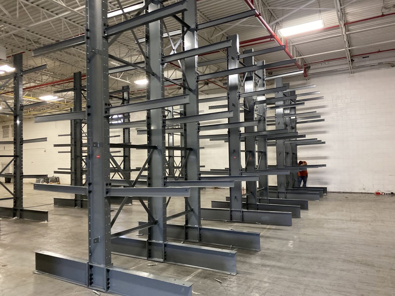 Cantilever Rack in a warehouse